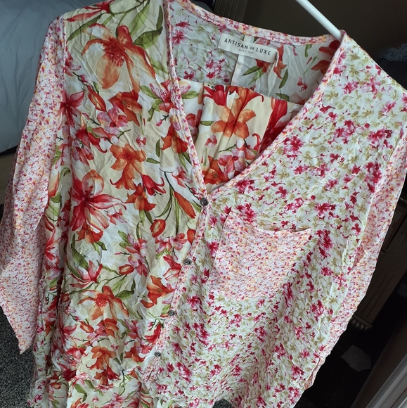 2 PIECE SET Artisan de luxe floral - Picture 2 of 8